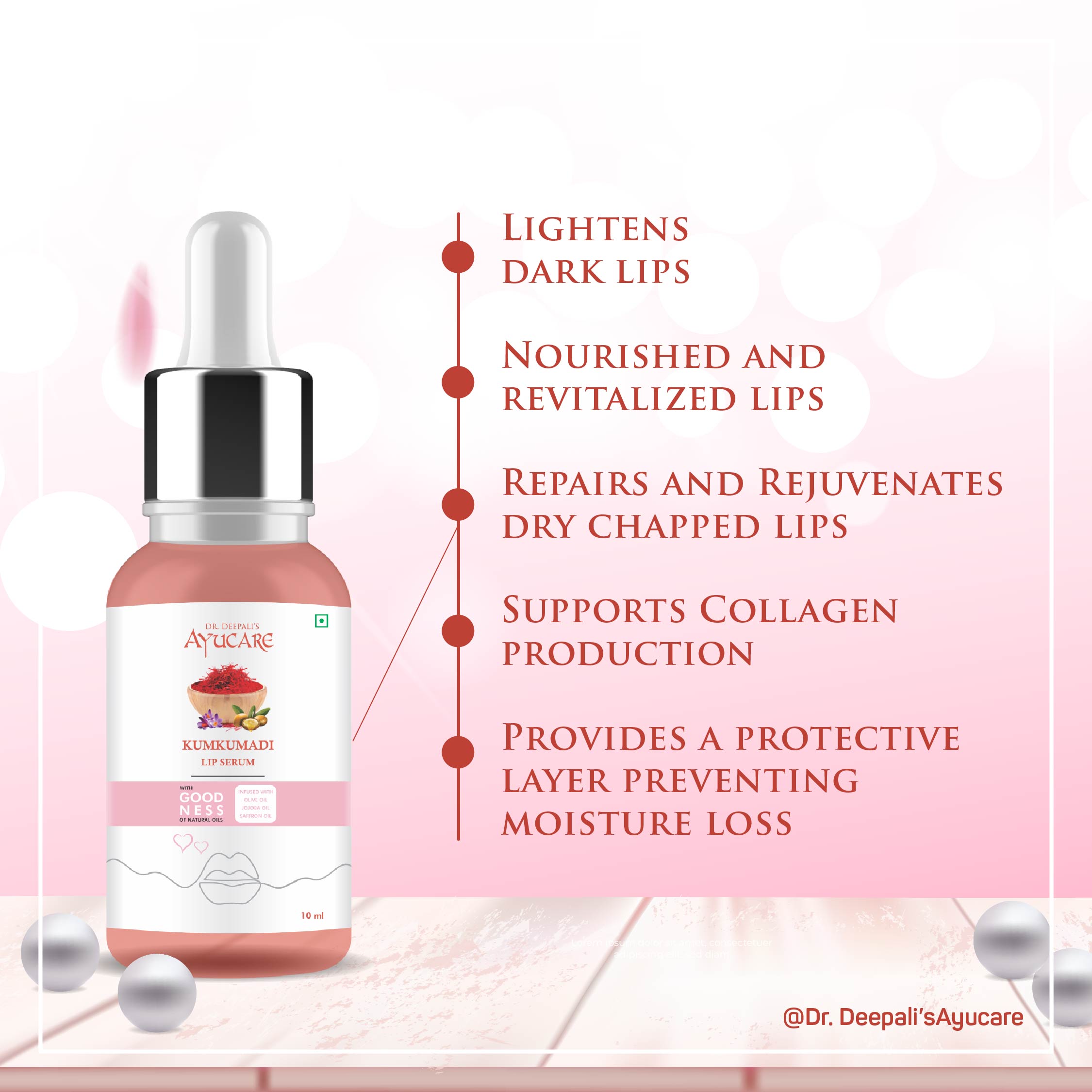 Kumkumadi Lip Serum